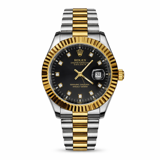 ROLEX Datejust Black & Gold