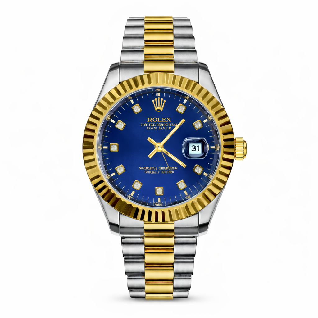 ROLEX Datejust Blue & Gold
