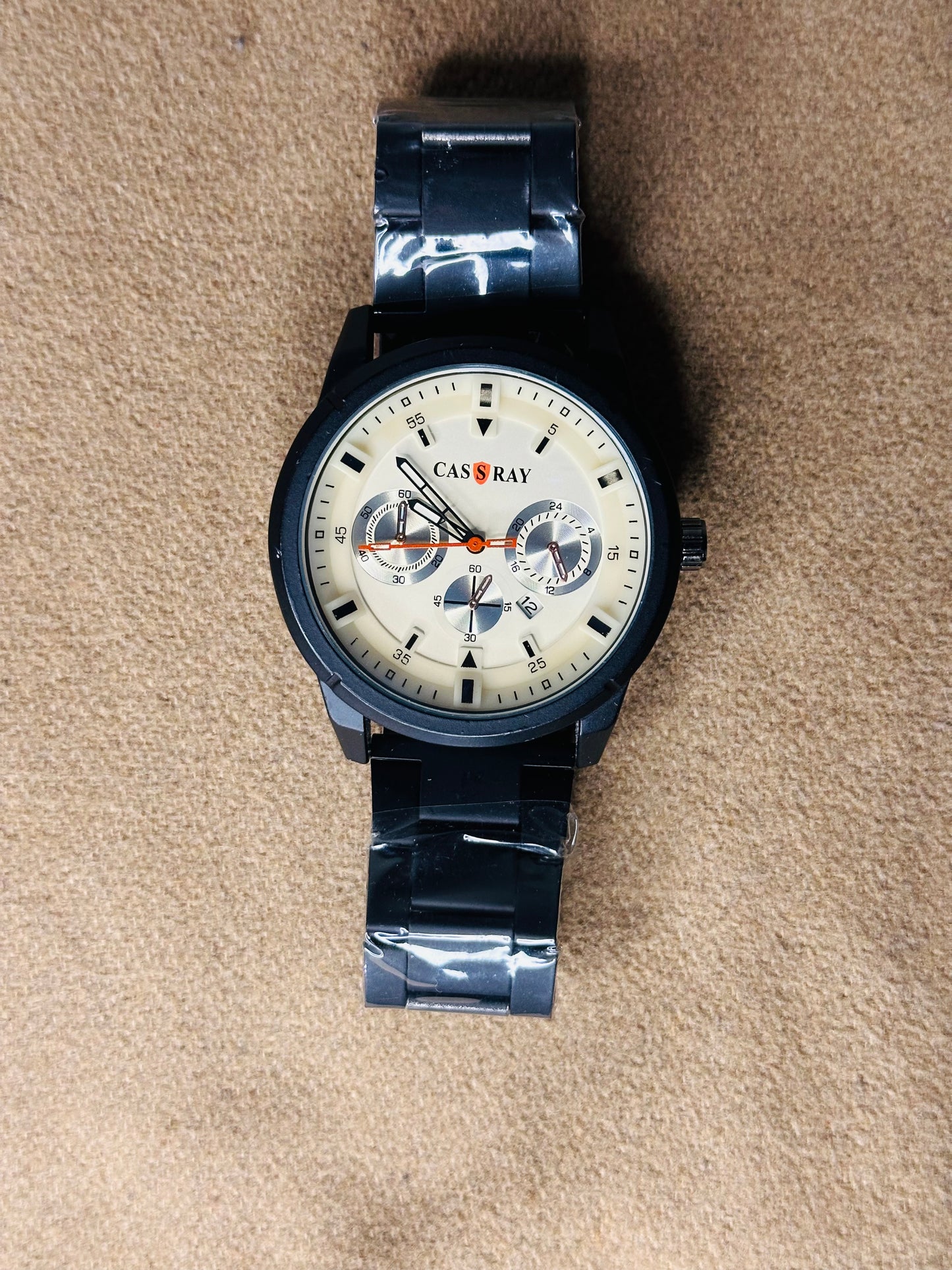Casray Classic Stainless Steel Watch – Elegant Men's Luxury Timepiece