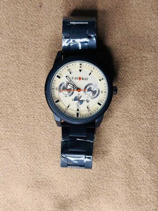 Casray Classic Stainless Steel Watch – Elegant Men's Luxury Timepiece